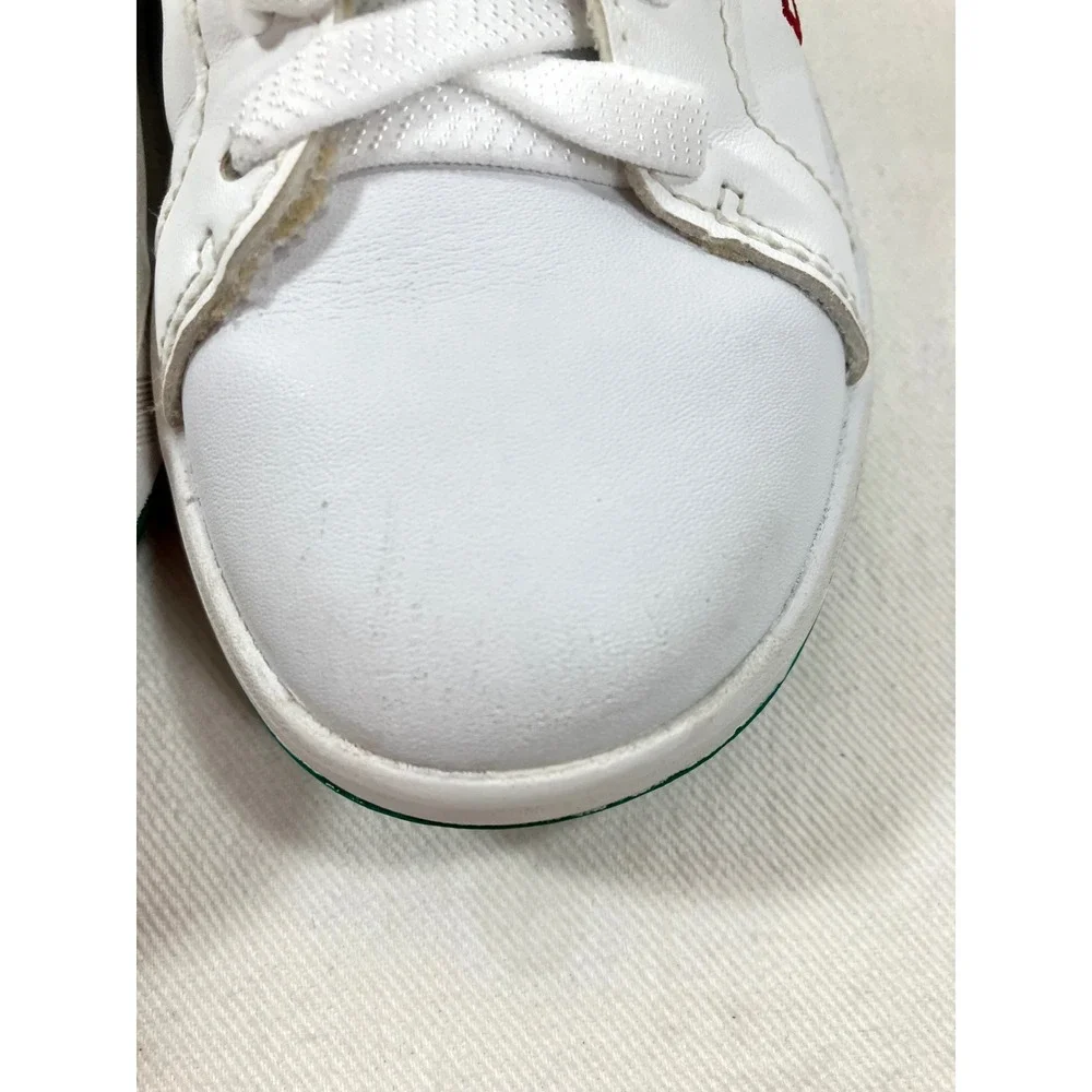 Polo Ralph Lauren‎ Toddler Heritage-Court-II-Graphic White Sneakers Size 12 T